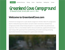 Tablet Screenshot of greenlandcove.com